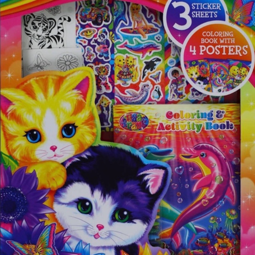 Lisa Frank Super Activity Set with Colorful Cats